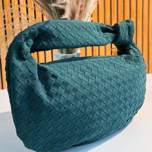 Suede Luxe Top Handle Bag – Stylish PU Suede Handbag - Picture 6 of 12